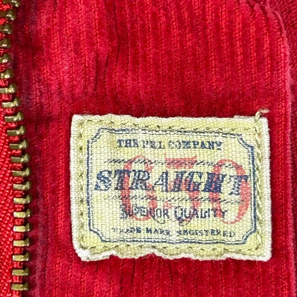Polo Ralph Lauren Mens 650 Straight Leg Red Corduroy Pants 33x32.5 VYG